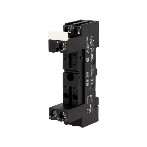 ZM-3,5; Relays accessories: socket; DIN; Series: SSR2,SSR9; 3.5mm; ELCO SRL