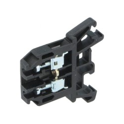 ZUG-G2,5 A11-0073; Splice terminal: rail; 0.5÷2.5mm2; ways: 1; terminals: 2; black; POKÓJ