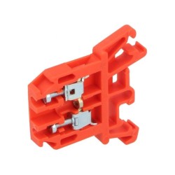 ZUG-G2,5 A11-0077; Splice terminal: rail; 0.5÷2.5mm2; ways: 1; terminals: 2; red; 690V; POKÓJ