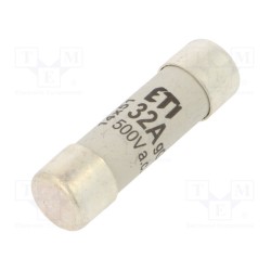 002630015; Fuse: fuse; gG; 32A; 500VAC; cylindrical,industrial; 14x51mm; ETI POLAM