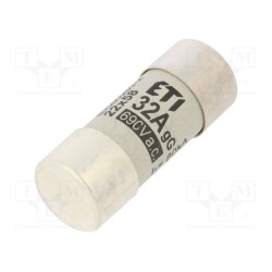002640015; Fuse: fuse; gG; 32A; 690VAC; cylindrical,industrial; 22x58mm; ETI POLAM