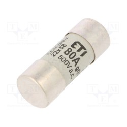 002640023; Fuse: fuse; gG; 80A; 500VAC; cylindrical,industrial; 22x58mm; ETI POLAM