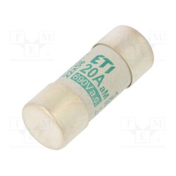 002641011; Fuse: fuse; aM; 20A; 690VAC; cylindrical,industrial; 22x58mm; ETI POLAM