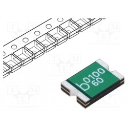 0ZCF0100AF2A; Fuse: PTC polymer; 1A; Imax: 100A; Case: 2920; 0ZCF; BEL FUSE