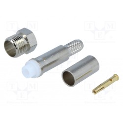 1-1337552-0; Plug; FME; female; straight; B9907,KX15,RG141,RG58C/U,URM43; TE Connectivity