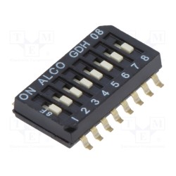 1-1571983-0; Switch: DIP-SWITCH; ON-OFF; 0.025A/24VDC; Pos: 2; -30÷85°C; 100mΩ; TE Connectivity