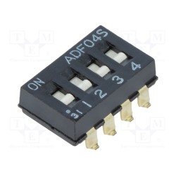 1-1825059-7; Switch: DIP-SWITCH; ON-OFF; 0.1A/24VDC; Pos: 2; -30÷85°C; 100mΩ; TE Connectivity