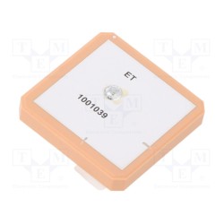 1001039; Antenna; GPS; 5.3dBi; 1,575GHz; 25x25x4.5mm; Ethertronics/AVX