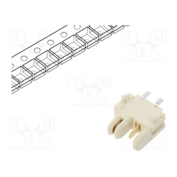 10120045-201LF; Socket; Connector: wire-wire/PCB; Rotaconnect; 3mm; PIN: 2; 5A; SMT; AMPHENOL