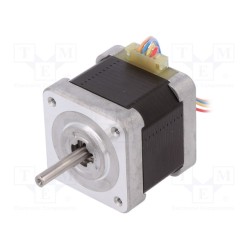 103H5208-5240; Motor: DC; 2-phase,bipolar,stepper; 24VDC; step 1,8°; 0.39Nm; 1A; SANYO DENKI