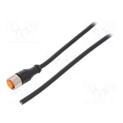 1200 04 002 2M; Connection lead; M12; PIN: 4; straight; 2m; plug; 250VAC; 4A; IP67; LUTRONIC