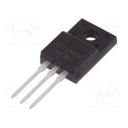 12N65; Transistor: N-MOSFET; unipolar; 650V; 12A; 33.2W; TO220F; LUGUANG ELECTRONIC