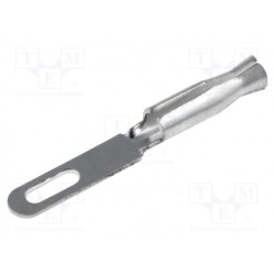 1344A.21; Socket for solder pin; soldering; for cable; silver plated; VOGT