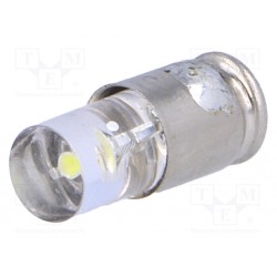 205-997-23-38; LED lamp; white; S5,7s; 28VDC; No.of diodes: 1; 8mA; Bulb: T1 3/4; MARL