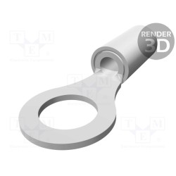 35111; Ring terminal; M8; Ø: 8.33mm; 2.62÷6.64mm2; crimped; for cable; TE Connectivity