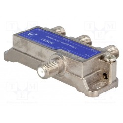 3DSS3; Splitter; screw; 1218MHz; Output: F female x3; Series: 3D Line; TELESTE