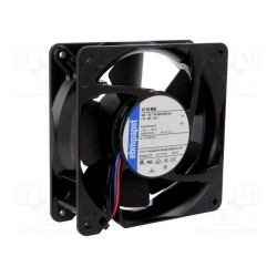 4118NH6; Fan: DC; axial; 119x119x38mm; 435m3/h; 73dBA; ball bearing; 8400rpm; EBM-PAPST