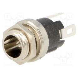 722A; Socket; DC supply; male; 5,5/2,1mm; 5.5mm; 2.1mm; soldering; 5A; SWITCHCRAFT