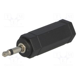 ; Adapter; Jack 3.5mm plug,Jack 6.35mm socket; mono; 