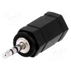 ; Adapter; Jack 2.5mm plug,Jack 3.5mm socket; stereo; 