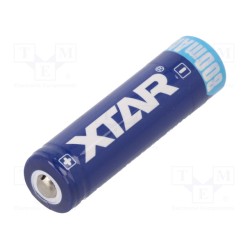 14500 800 2.5A BUTTON TOP; Re-battery: Li-Ion; 14500; 3.7V; 800mAh; Ø14.3x50.3mm; 2.5A; XTAR