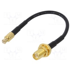 ; Antenna adapter; SMA-B socket,MCX-A plug; straight; 100mm; JC Antenna