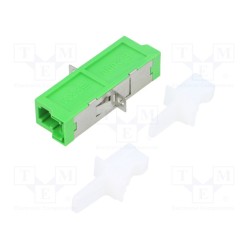ADR-E2A-SX-1211GR-GR; Connector: fiber optic; socket,coupler; E2000/APC; female; ways: 1; FIBRAIN