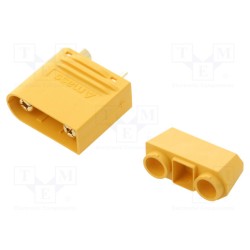 09441 AS120-F; Plug; DC supply; AS120; female; PIN: 6; for cable; soldered; 60A; AMASS
