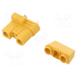 09442 AS120-M; Plug; DC supply; AS120; male; PIN: 6; for cable; soldered; 60A; 80V; AMASS