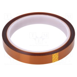 051-0002; Tape: high temperature resistant; tape; max.230°C; W: 14mm; L: 33m; ANTISTAT