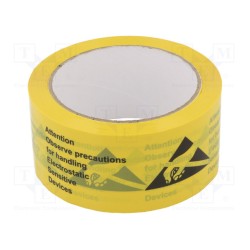 054-0002; Self-adhesive label; ESD; L: 66m; Thk: 50mm; Package: reel; Mat: PVC; ANTISTAT