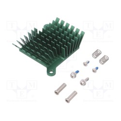 ATS-1039-C3-R0; Heatsink: extruded; grilled; BGA; green; L: 40mm; W: 38mm; H: 15mm; Advanced Thermal Solutions