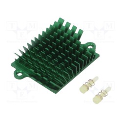 ATS-1041-C1-R0; Heatsink: extruded; grilled; BGA; green; L: 41mm; W: 45mm; H: 10mm; Advanced Thermal Solutions