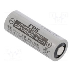 CR17450E-N; Battery: lithium; 3V; 4/5A,CR8L; Ø17x45mm; 2600mAh; FDK