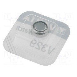 20329; Battery: silver; 1.55V; V329,coin; Batt.no: 1; Ø7.9x3.1mm; 37mAh; VARTA