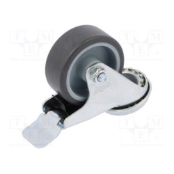 BDPE 0505 1001; Transport wheel; Ø: 50mm; W: 20mm; H: 68mm; torsional with lock; COLSON