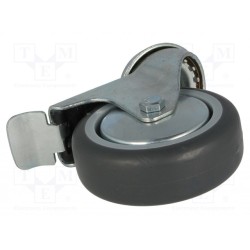 BDPE 0755 1001; Transport wheel; Ø: 75mm; W: 25mm; H: 100mm; torsional with lock; COLSON