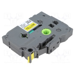 TZE-631; Tape; Width: 12mm; Colour: yellow; Character colour: black; L: 8m; BROTHER