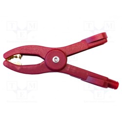 BU-111-2; Red; 50A; Test acces: Kelvin crocodile clip; Contacts: brass; MUELLER ELECTRIC