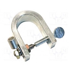 BU-123; Laboratory clamp; 100A; Mounting: soldered,crimped; 48x64x22mm; MUELLER ELECTRIC