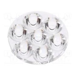 C11716_ANNA-40-7-S; LED lens; round; Mat: PMMA plexiglass; transparent; 11÷19°; Ø: 40mm; LEDIL