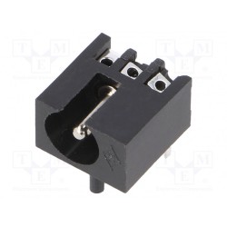 C9745-CCNYB000R; Socket; DC supply; male; 5,5/2,1mm; 5.5mm; 2.1mm; THT; angled 90°; HSM