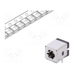 C9750-CPNB0000R; Socket; DC supply; male; 5,5/2,5mm; 5.5mm; 2.5mm; shielded; THT; HSM