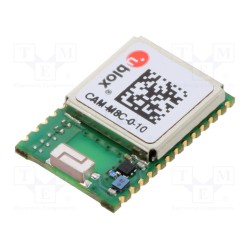 CAM-M8C-0; Module: GPS GLONASS/BEIDOU; DDC,SPI,UART; Protocol: NMEA,UBX; u-blox