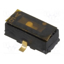 CAS-120B; Switch: slide; Pos: 2; SPDT; 0.1A/6VDC; ON-ON; Mounting: SMT; Nidec Copal Electronics