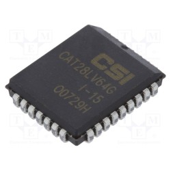 CAT28LV64GI-15; EEPROM memory; parallel; Mounting: SMD; -40÷85°C; Case: PLCC32; CATALYST SEMICONDUCTOR Inc.