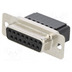 CDA-15S(05); D-Sub; PIN: 15; plug; female; Type: w/o contacts; Series: CD; HIROSE