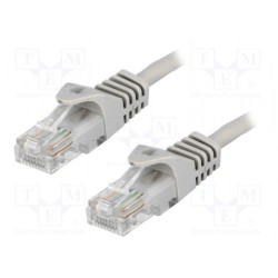 CP2102S; Patch cord; F/UTP; 6; stranded; CCA; PVC; grey; 15m; 26AWG; LOGILINK