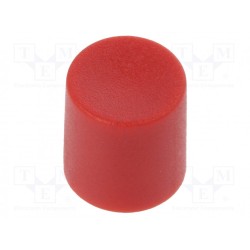 CP3411; Knob: slider; Colour: red; Ø8.2x8.9mm; Mat: nylon; Mounting: push-in; CLIFF