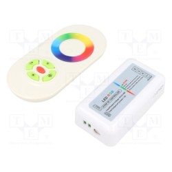 CTR-RGB-4A-02; LED controller; RGB lighting control; Channels: 3; 12A; white; OPTOFLASH